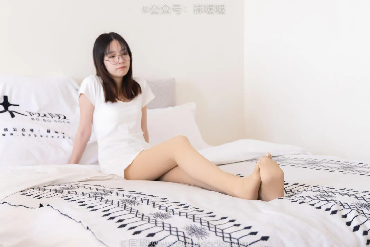 [BoBoSocks袜啵啵]NO.075 小甜豆- AJ、凉鞋、厚肉丝 [160P]插图3